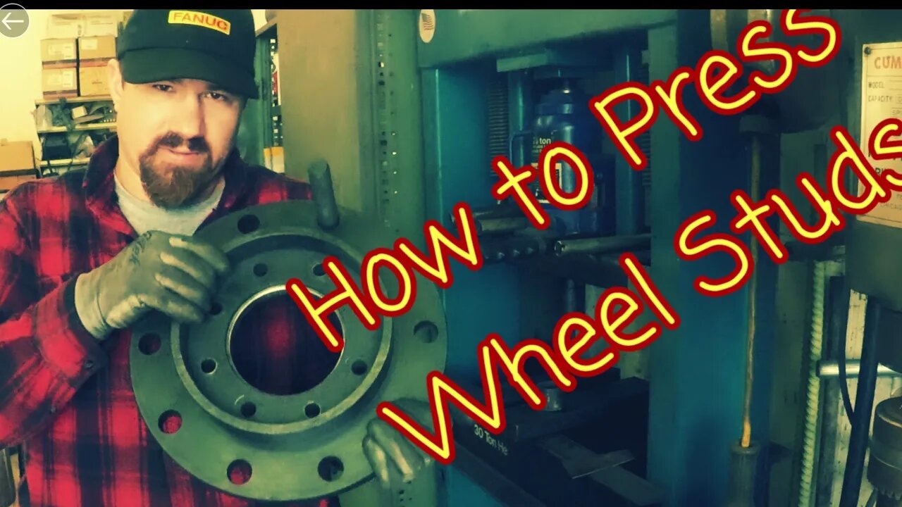 Pressing Wheel Studs