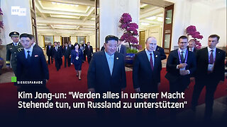 Kim Jong-un trifft Putin: "Russland zu unterstützen, ist unsere brüderliche Pflicht"