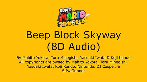Beep Block Skyway (8D Audio)