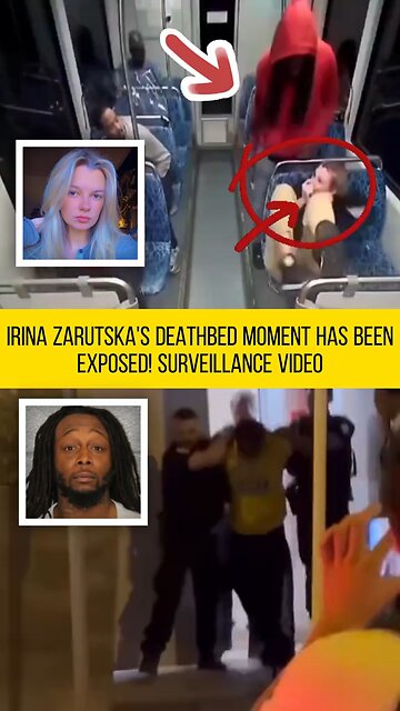 Irina Zarutska’s final moments revealed in subway surveillance video #truecrime #IrynaZarutska #japd