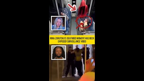 Irina Zarutska’s final moments revealed in subway surveillance video #truecrime #IrynaZarutska #japd