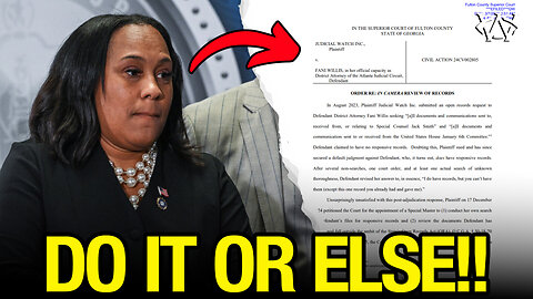 Fani Willis Just Got ORDERED to Comply with Investigation!!