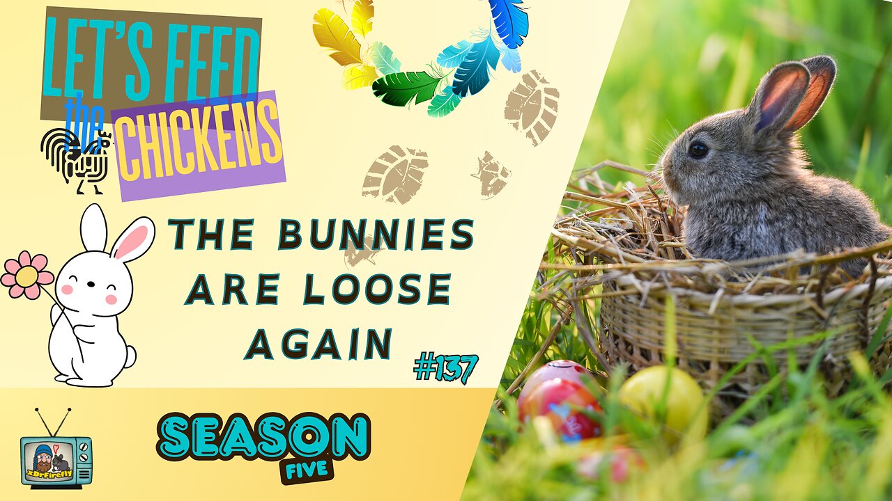 The Bunnies are Loose Again | Let's Feed the Chickens | E137
