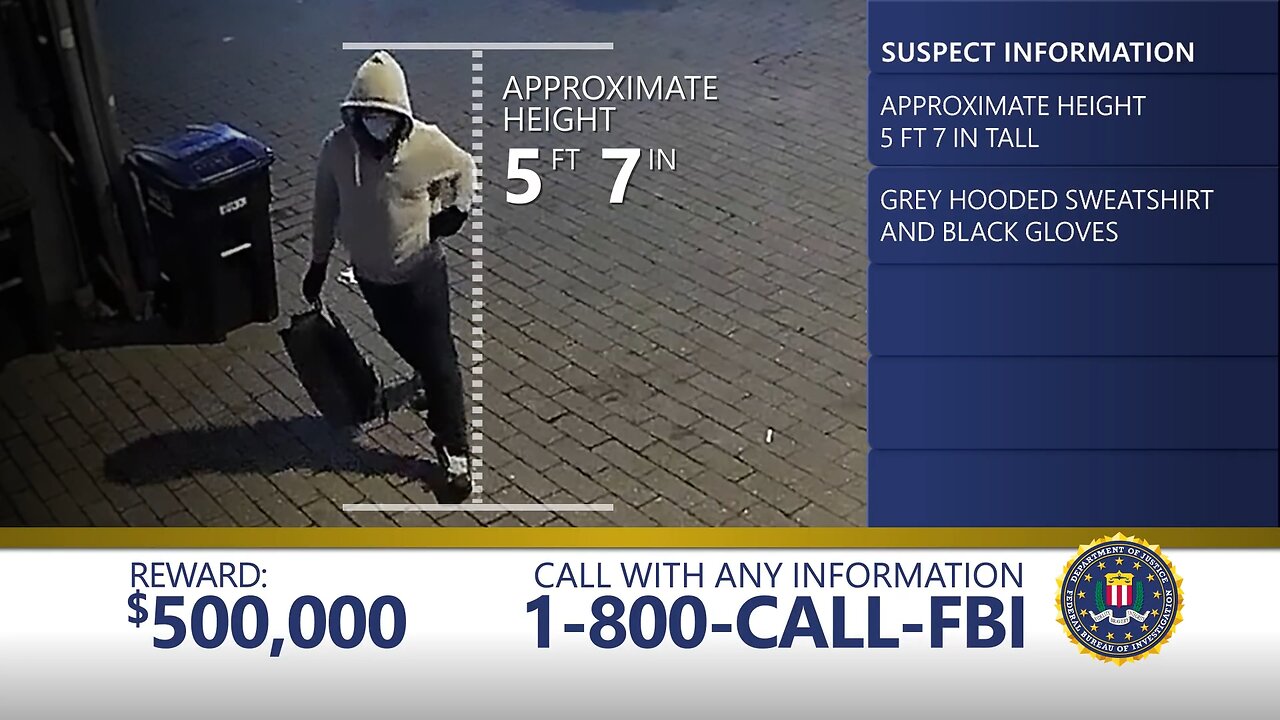 🚨 FBI MANHUNT: $500,000 reward for info re: Jan 5th Pipe Bomber