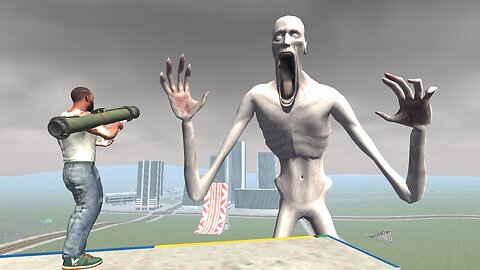 Franklin fight SCP 096 shy guy in Indian bike driving 3d