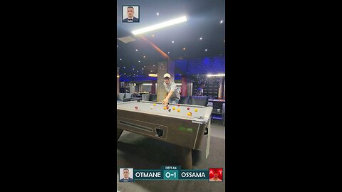 تحدي البيلياردو مع أسامة 🎱 أجوااء يا سلاام 🤪👌 #بيلياردو #billiardo #shorts