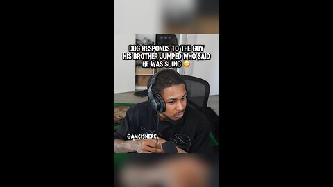 DDG responds to the guy his brother jumped who said he was suing #ddg #pontiacmadeddg #dub