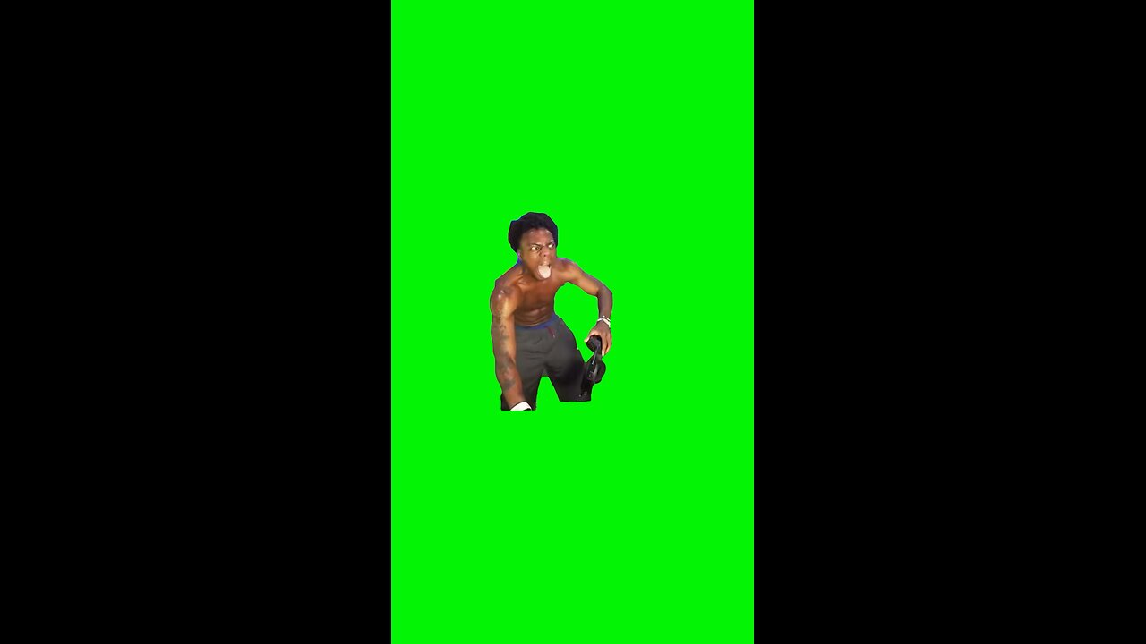 IShowSpeed Jumping Into the Camera | Green Screen