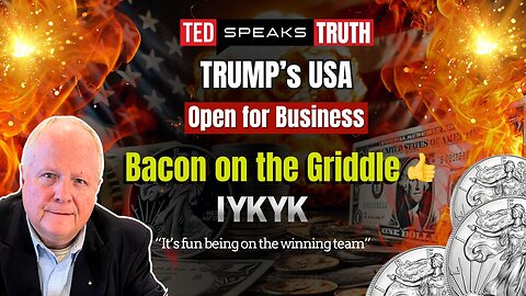 TRUMP’s USA Open for Business Bacon on the Griddle 👍