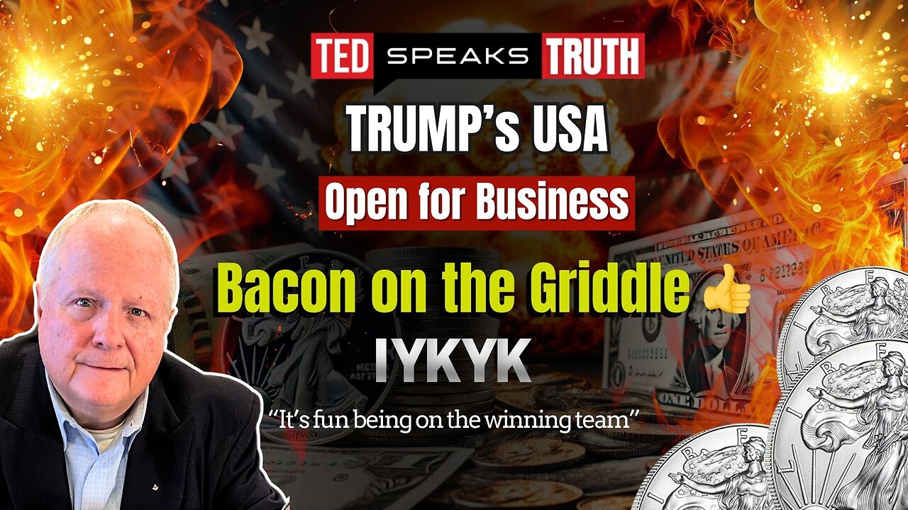 TRUMP’s USA Open for Business Bacon on the Griddle 👍