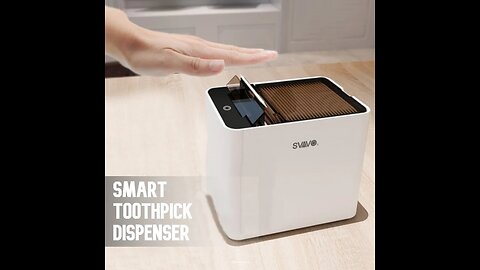 Automatic Smart Toothpick Dispenser with UV Disinfection, Reusable Toothpicks & Infrared Sensor.mp4