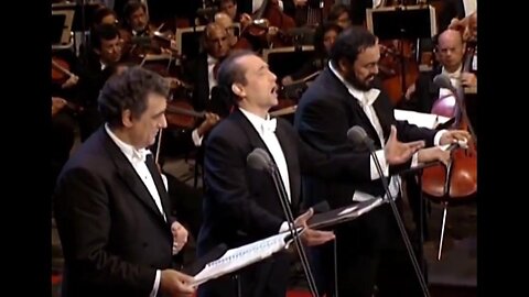 Dan Scavino shares video of 𝑻𝒉𝒆 𝑻𝒉𝒓𝒆𝒆 𝑻𝒆𝒏𝒐𝒓𝒔 "𝑵𝒆𝒔𝒔𝒖𝒏 𝑫𝒐𝒓𝒎𝒂" 1994 [English Lyrics in Details]