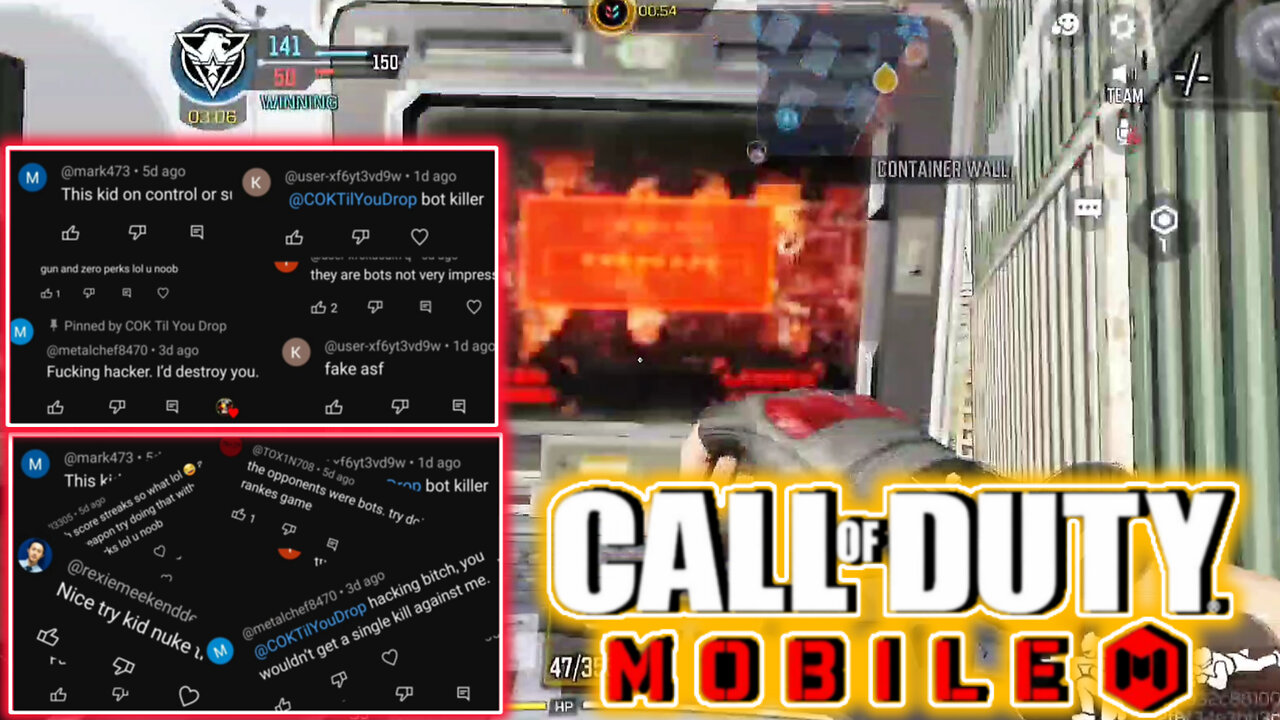 Haters Are Gonna Say "They're All Bots" Call of Duty Mobile