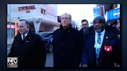 Larry Fink Confronted Face-to-Face At Davos For His Crimes Against Humanity!