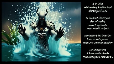 God of Death said: Let it be Water, Plants | GoodEvilArchangel's Animation AI Coding