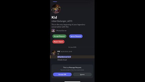 Blue’s Journey tried to Contact me