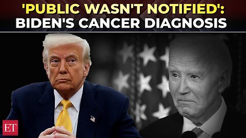 'Public wasn't notified...': Trump sparks uproar over Biden's cancer secrecy