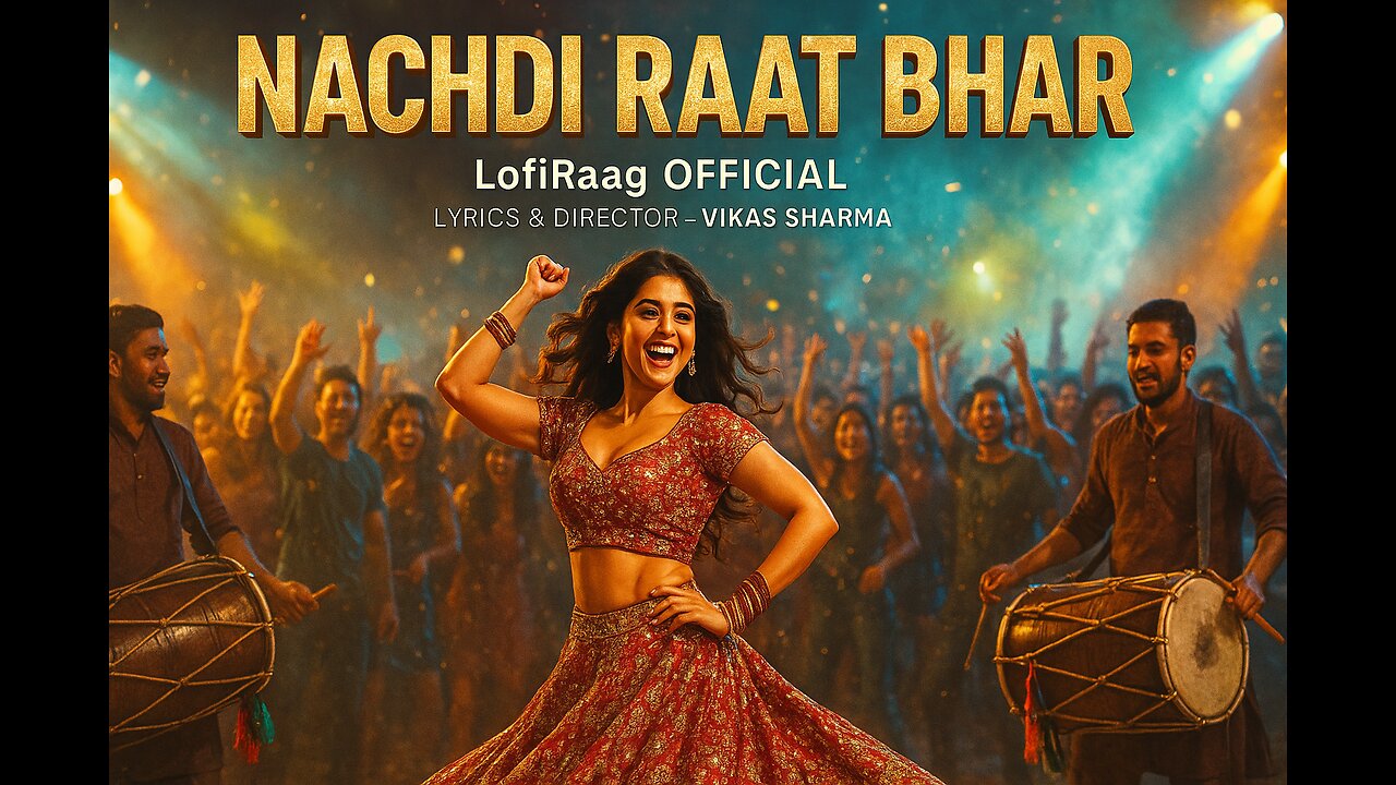 Raat Bhar Nachdi Hai! 💃 High Energy Bollywood Club Song | Trending 2025 Hit 🚀 | LofiRaag Official 🔥💥