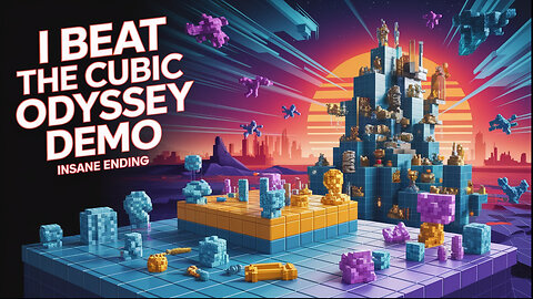 I finished the cubic odyssey demo the ending was insane