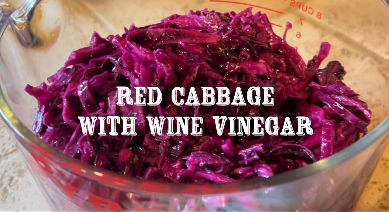 Red cabbage in wine vinegar, Northwoods Inn copycat recipe