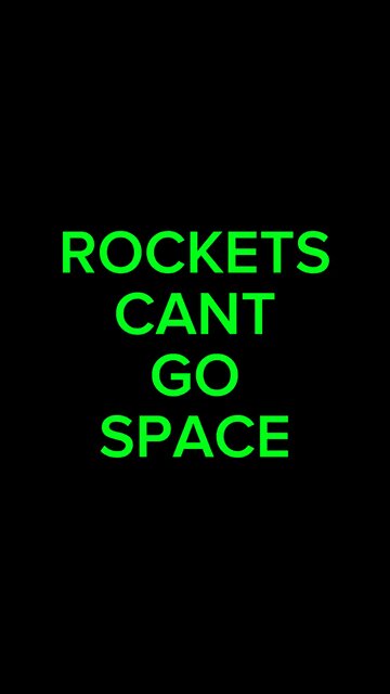 Rocket Can’t Go Space
