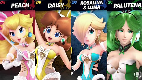 Playboy Bunny Girls SSBU Free-For-All Round 2