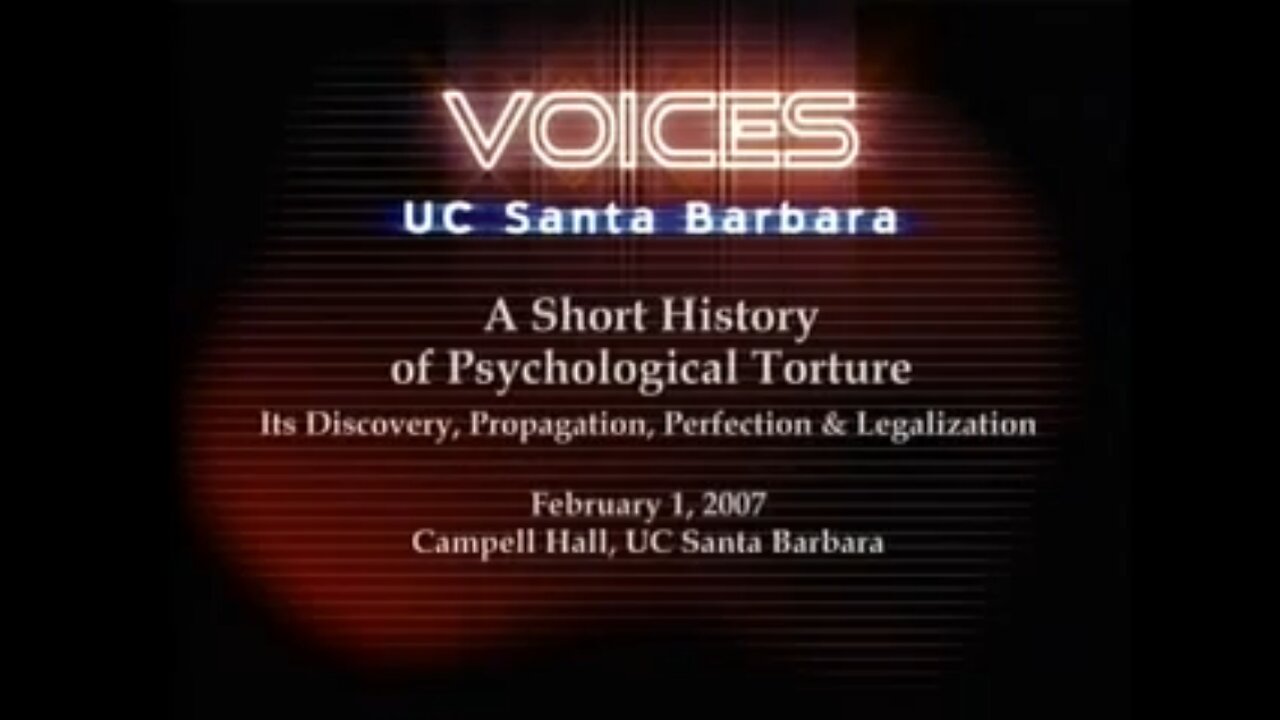 A Short History of Psychological Terror