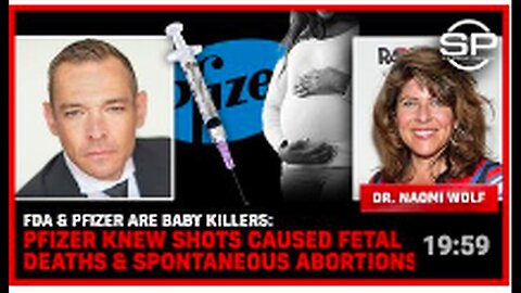 "Pfizer and FDA Accused of Negligence: Claims Suggest Vaccines Cause Fetal Demise"