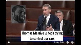 Thomas Massie debates law that says gov will control all cars in 2026