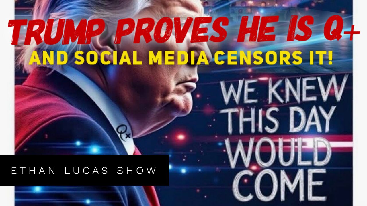 🚨BREAKING: TRUMP DROP PROVES HE IS Q+ ...and X, Instagram, and Facebook are Censoring it!!!
