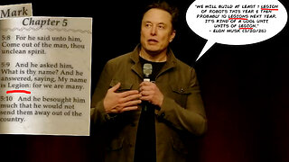 Legions | "We Will Build At Least 1 Legion of Robots This Year & Then Probably 10 Legions Next Year. It's Kind of a Cool Unit, Units of Legion." - Elon Musk 3/20/25 + What Do the Bible & Musk Say About Legions? Mark 5:9 & Luke 8