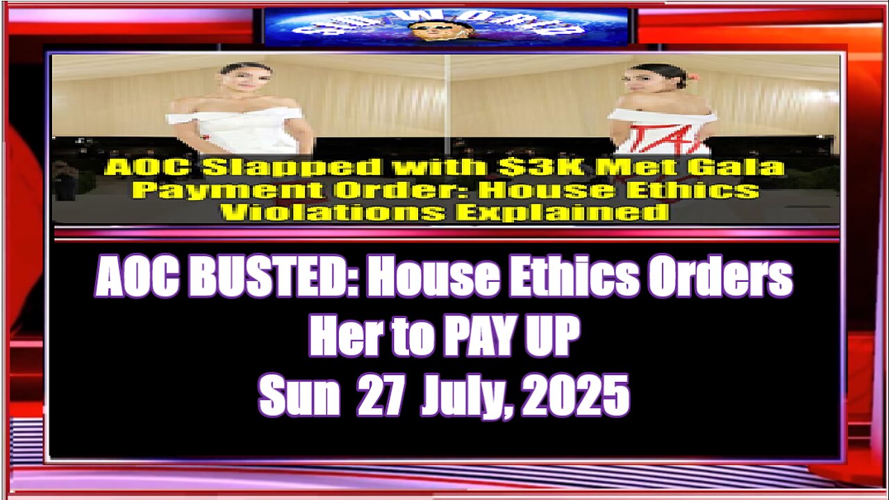 AOC BUSTED House Ethics Orders Her to PAY UP