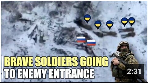 "Ukrainian Group Captured by 2 Russian Soldiers at Kleshcheevka Trench Hole"