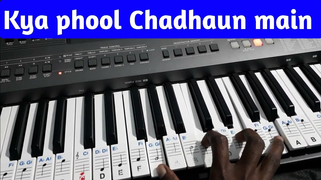 Kya Phool Chadhau Main Prabhu Ke Charano Mein Piano