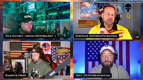 Joe Rambo & Dave w/ Stormy Patriot Joe, Abs1776: The Pen|HRC|Tulsi|QProof|History Of Q! - 7/23/2025
