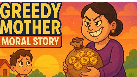 Greedy Mother _ Moral Stories in English _ A heart Touching Story _ Bedtime Stories_ToonTalesKids