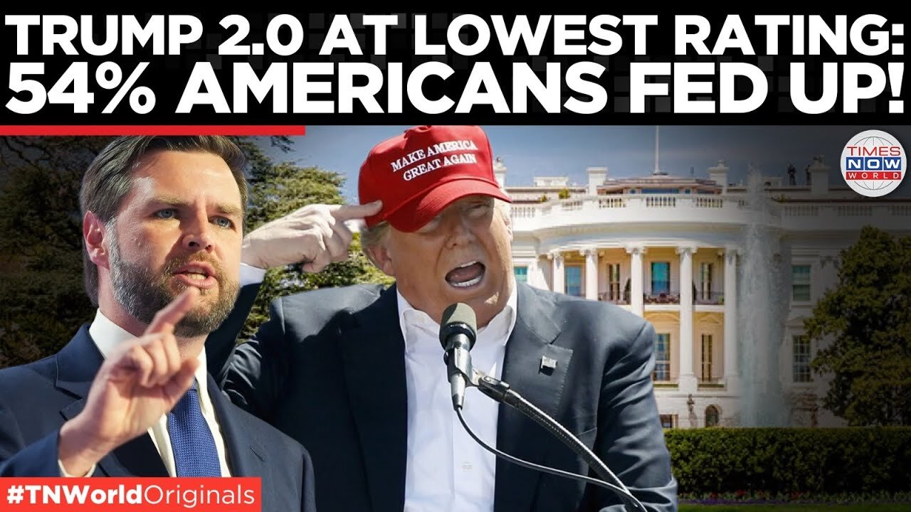 Trump’s Approval Crashes to Record Low as Russia Ties Explode | Trump Vance | MAGA | World News