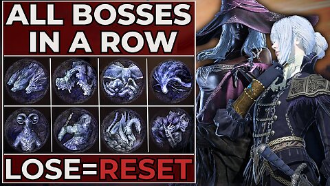 【Elden Ring Nightreign】All Bosses in a Row Challenge