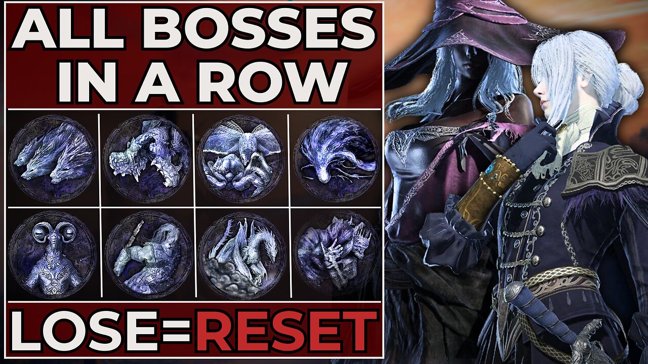 【Elden Ring Nightreign】All Bosses in a Row Challenge