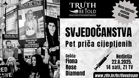 SLOBODNI podcast #119 Fiona Rose Diamond_"Truth be told"-stradali od cjepiva