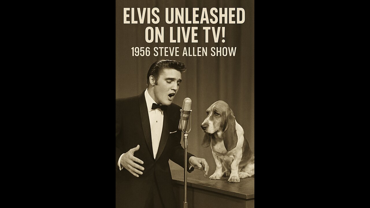 Elvis Presley ~ 2 Songs Live (1956) Portrait Format