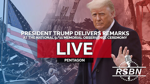LIVE: President Trump Speaks at the National 9/11 Pentagon Memorial Observance Ceremony - 9/11/25
