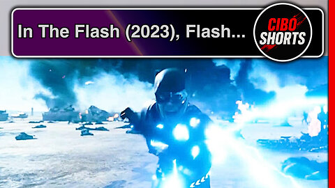 In The Flash (2023), Flash spins himself to create a tornado