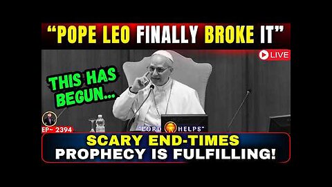 🚨POPE LEO HAS FINALLY BROKE THIS ( IT'S SCARY )👆Prophetic Word Today
