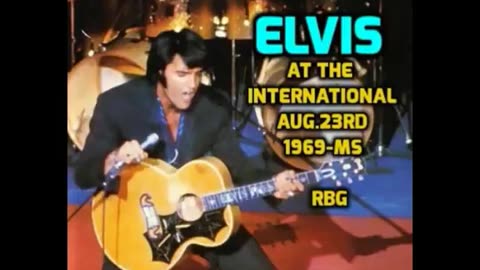 Elvis Presley at The International Hotel (Las Vegas) 23 Aug 69 (Midnight Show)