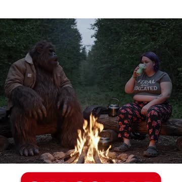 LIBERAL VEGAN WOMAN CHOOSES BIG FOOT IN THE WOODS AND THIS HAPPENS! #SHORTS