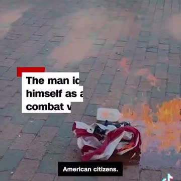 Twenty Year Combat Veteran Arrested for Exercising First Amendment Right to burn the flag