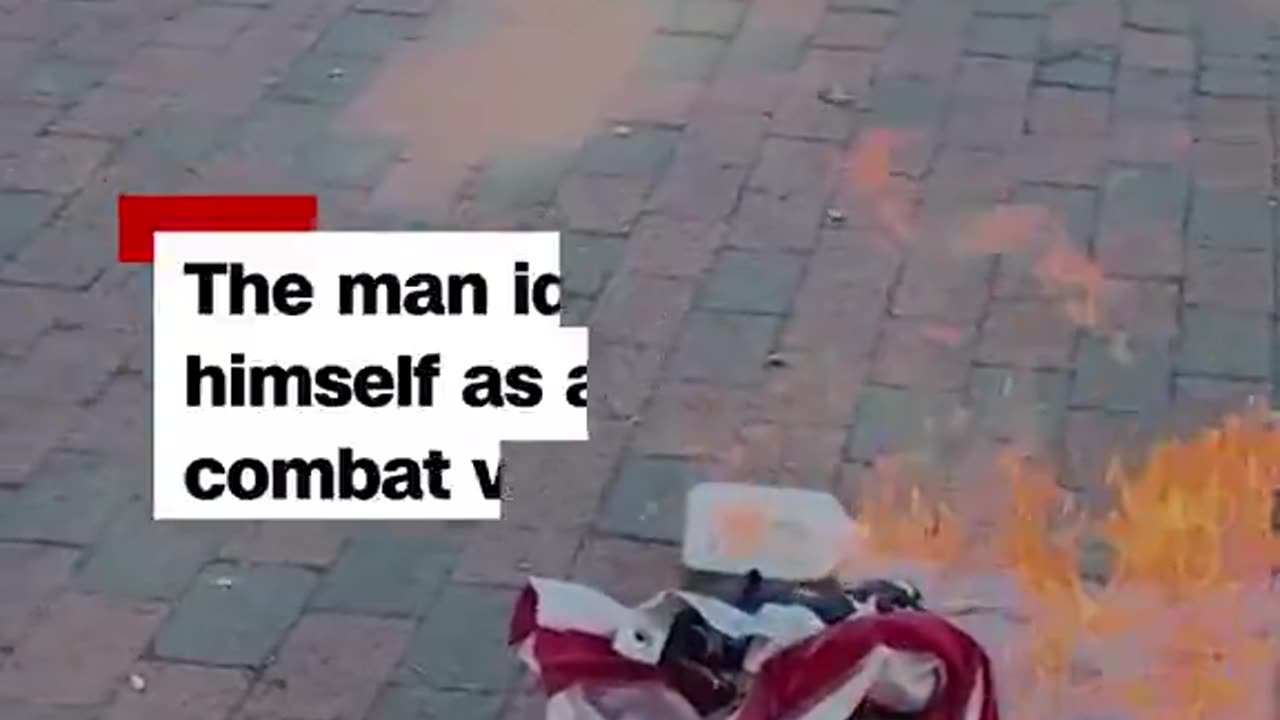 Twenty Year Combat Veteran Arrested for Exercising First Amendment Right to burn the flag