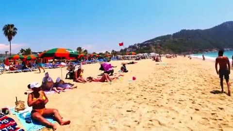 beach walk 4k
