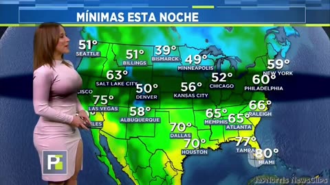 The USA needs more Latinas explaining the HOT Weather 🥵
